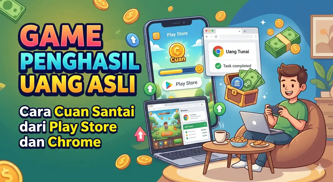 Game Penghasil Uang, Cara Cuan Santai dari Play Store dan Chrome